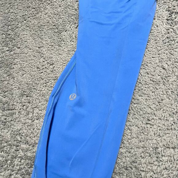 Lululemon Leggings Pants Womens 6 Base Pace High Rise Nulux w5dyns Blue * - Picture 4 of 9